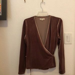 Madewell Velvet Top